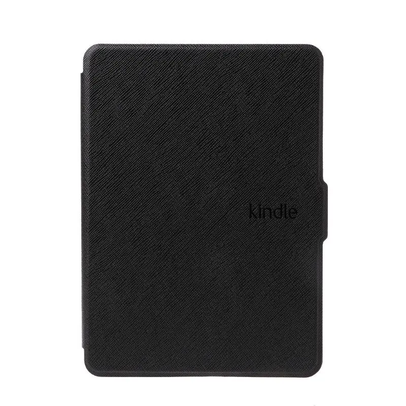 Чехол UTHAI K8 для Amazon New Kindle 8th Generation version, кожаный чехол для Kindle 8, чехол для сна и пробуждения - Цвет: Black Kindle LOGO