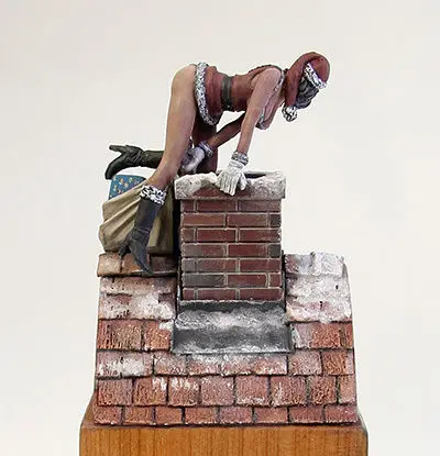 1/32 в сборе Набор фигурок из смолы Рождественская девушка | Игрушки и хобби