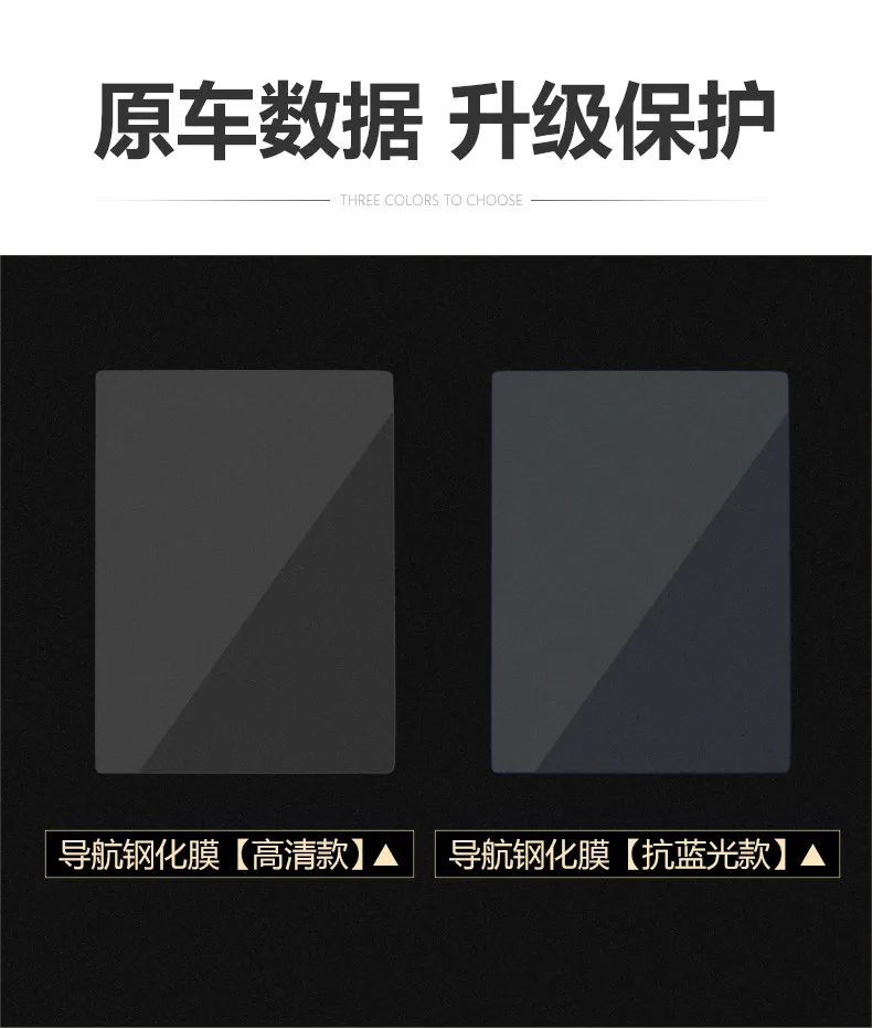 Защитное закаленное стекло для автомобильной навигационной системы 7 дюймов