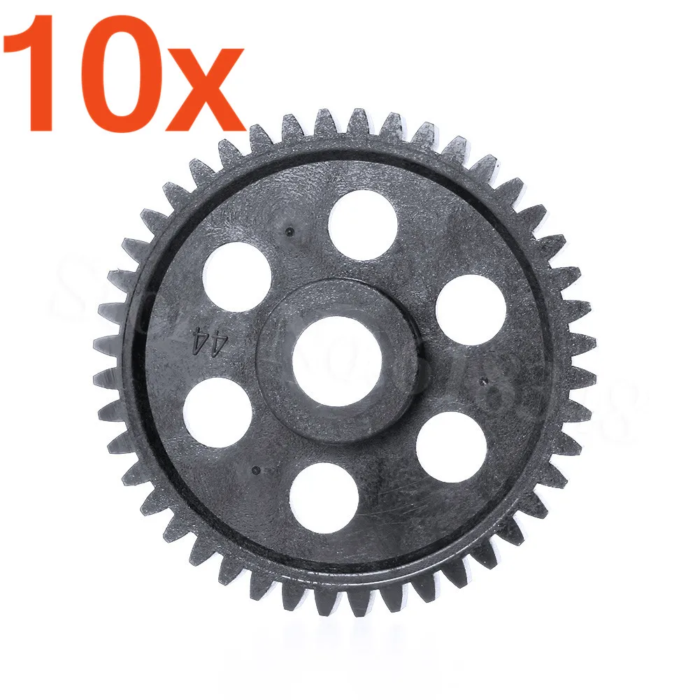 10 шт. RC HSP 02040 Spur Diff Main Gear 44T для 1/10 Nitro On Road Car 94102 94122 SONIC XSTR POWER Redcat Lightning STR запчасти|main