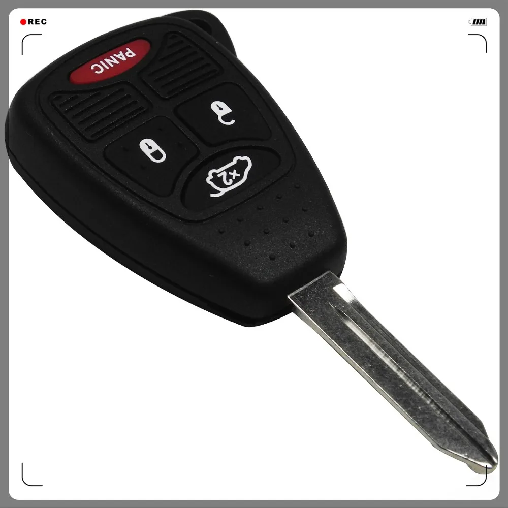 Jingyuqin 4 кнопки дистанционного ключа для Chrysler Jeep Liberty Pacifica Sebring осина 300 город герметизирующая ptfe-лента Для Cruiser D-odge Magnum Зарядное устройство