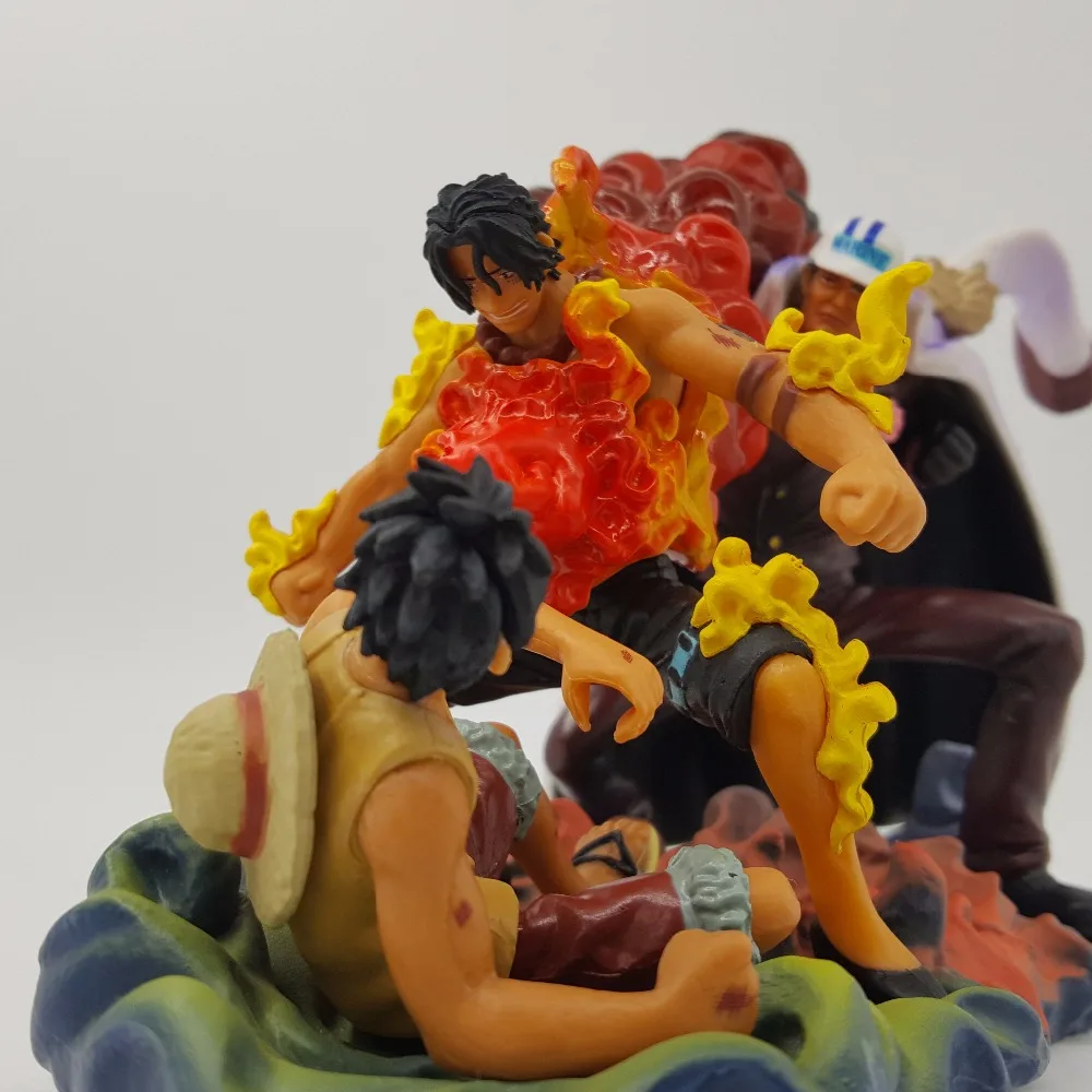 One piece фигурка Ace Deadth 120 мм Аниме one piece Sakazuki Luffy Ace Sabo фигурка модель игрушки