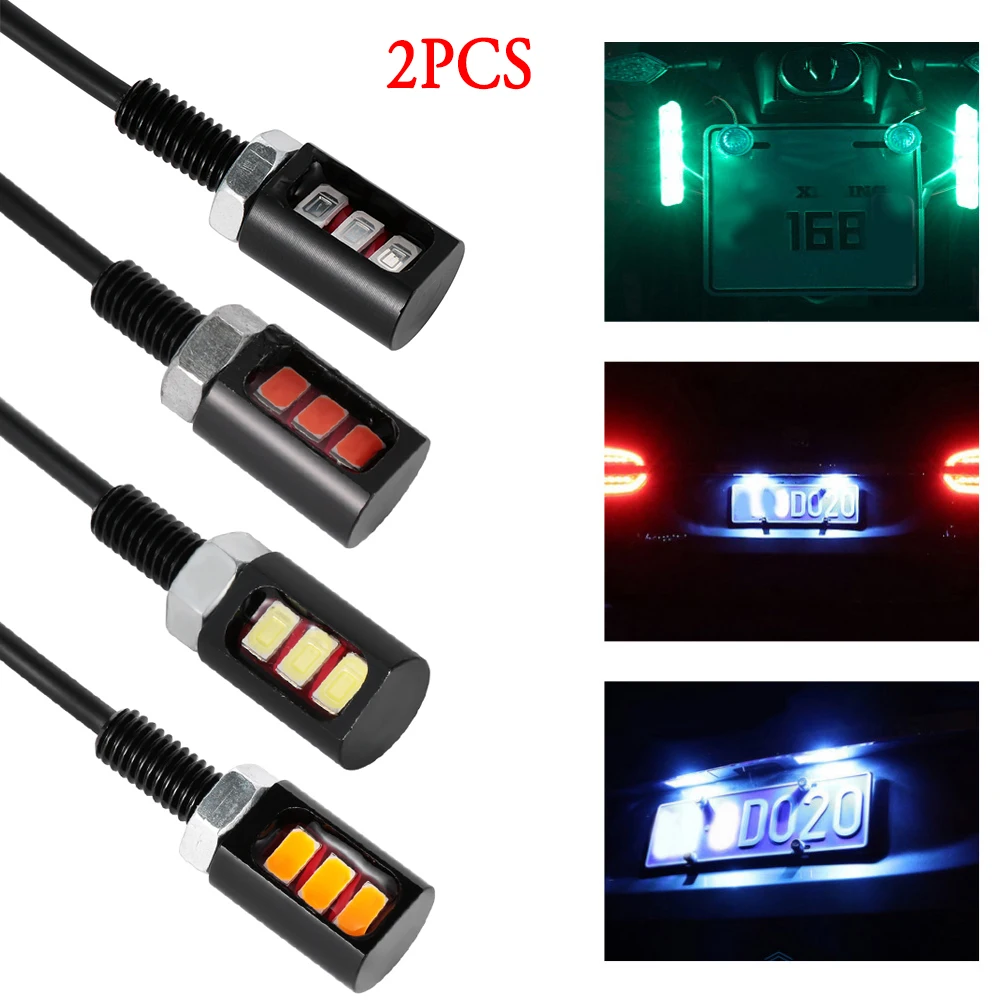Универсальный автомобильный светильник 2 шт. 12 В 3 светодиода 5630 SMD для мотоцикла