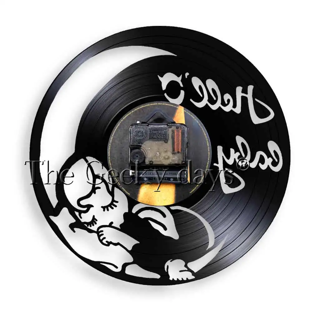 Детские настенные часы Hello для сна детские со сном в лунном свете стена детской