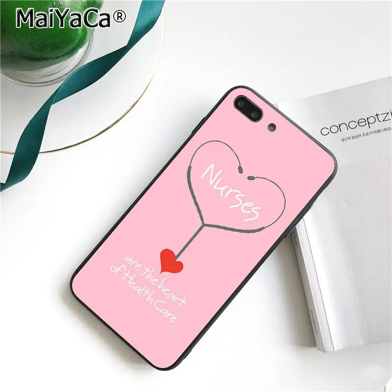 A5 MaiYaCa медицинский чехол для телефона с сердцем для iphone 11 Pro 11Pro MAX 8 7 6 6S Plus X XS MAX 5 5S SE XR 10 чехлов - Цвет: A5