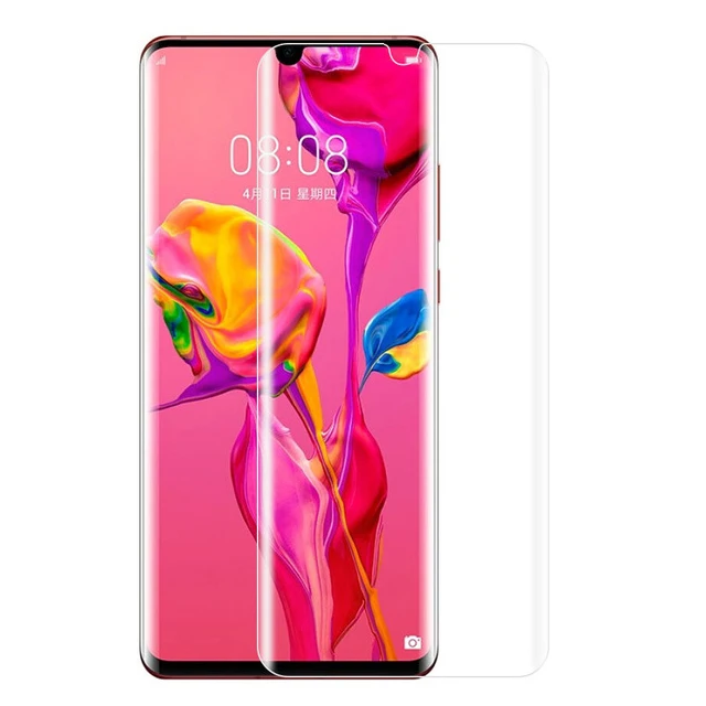 Transparent Закаленное стекло P30Pro 10D для huawei P30 Pro Lite, защитное стекло на светильник Hauwei P30Lite, изогнутая защитная пленка Sklo - Цвет: Transparent