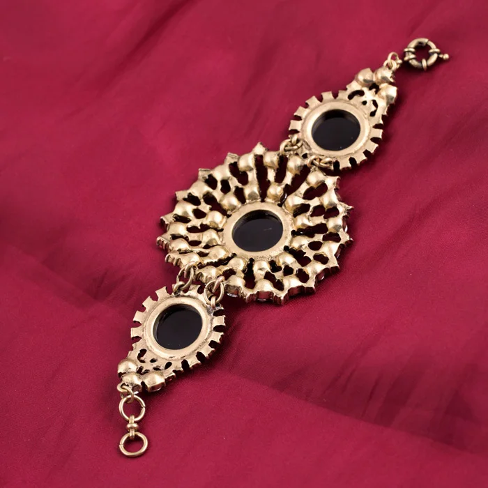 Получения информации об оптовой цене Винтаж широкий браслет обруча короткий