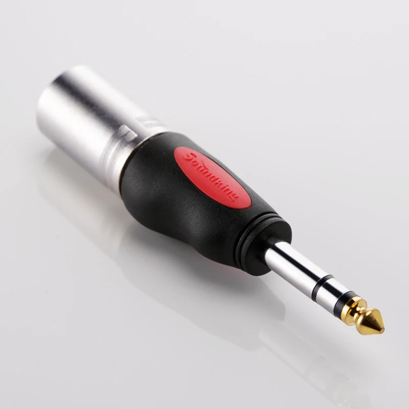 Soundking Лидер продаж XLR папа до 6 35 мм 1/4 &quotПапа стерео припоя тип микрофон адаптеры