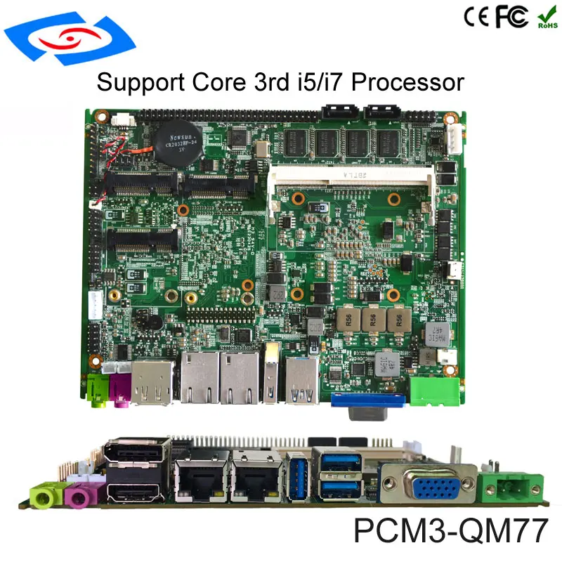 

Материнская плата, процессор Intel core i5-3337U, 3,5 дюйма, безвентиляторная Промышленная материнская плата с 4 Гб ОЗУ