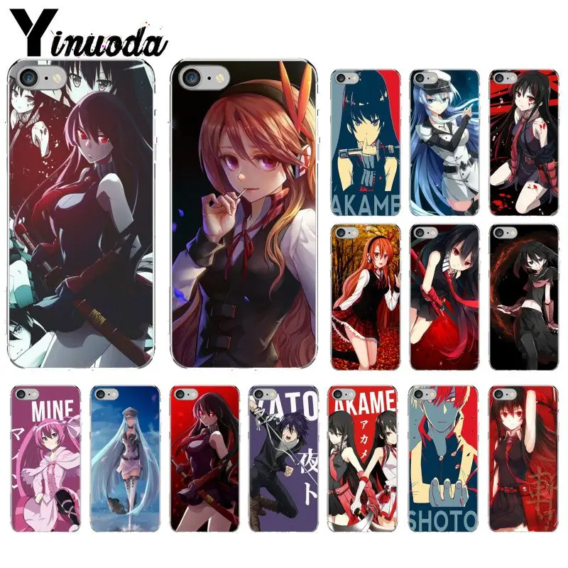 Yinuoda Akame Ga Kill аниме пользовательские фото мягкий чехол для телефона Apple iPhone 8 7 6 6S Plus