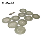 ZtDpLsd 10 шт. 40 мм Dremel аксессуары Алмазный шлифовальный круг пила мини циркулярная пила режущий диск Dremel роторный инструмент алмазный диск