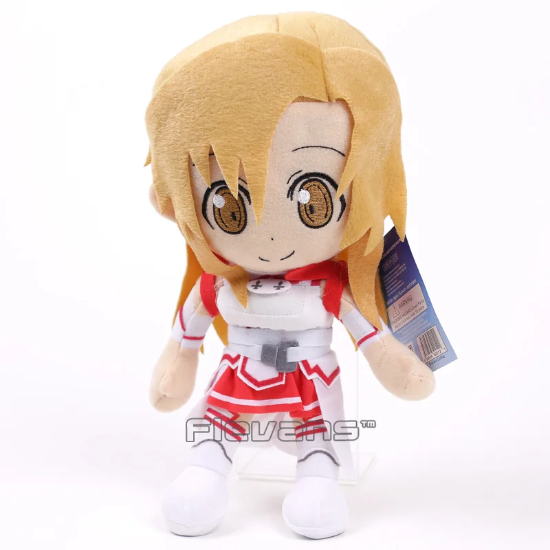Аниме мультфильм Sword Art Online Kirigaya Kazuto Kirito Asuna плюшевая игрушка мягкая кукла 12 дюймов 30 см