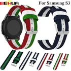 Ремешок для часов Samsung Gear S3 ClassicFrontier 22 мм ремешок для часов Xiaomi Huami Amazfit 22S Stratos сменный Браслет