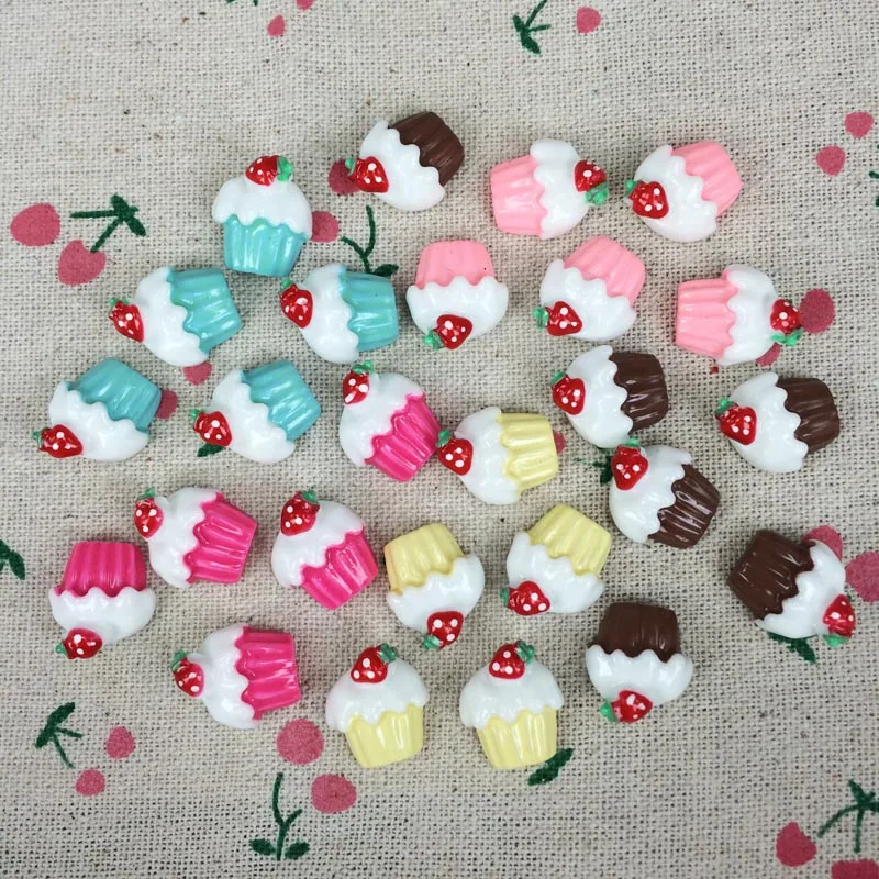 10 шт. кабошон из полимерной смолы плоская спина Каваий сделай сам полимерное