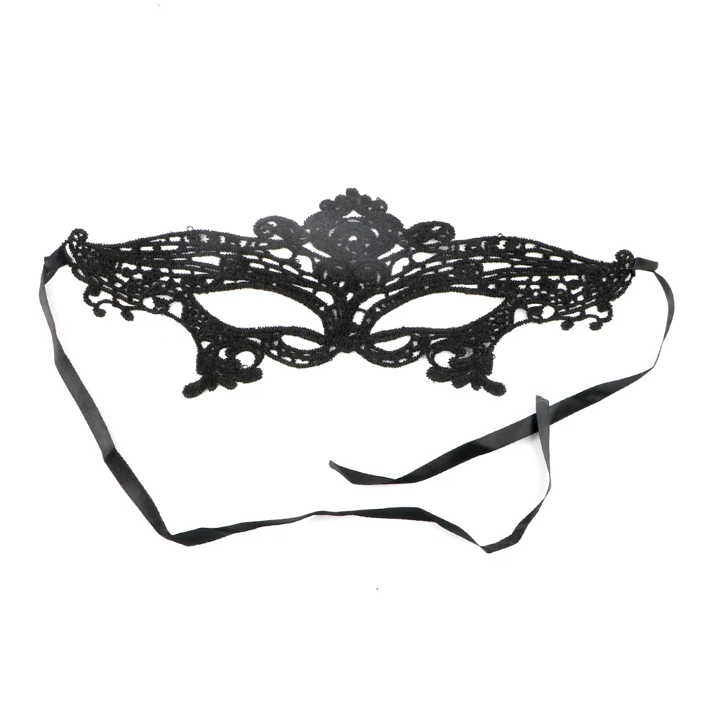 Black Eye Mask OLO перспективная кружевная Соблазнительная маска для глаз, сексуальное нижнее белье, открытая спина, Эротичная Пижама, нижнее белье, сексуальное платье, игры для взрослых - Цвет: Black Eye Mask