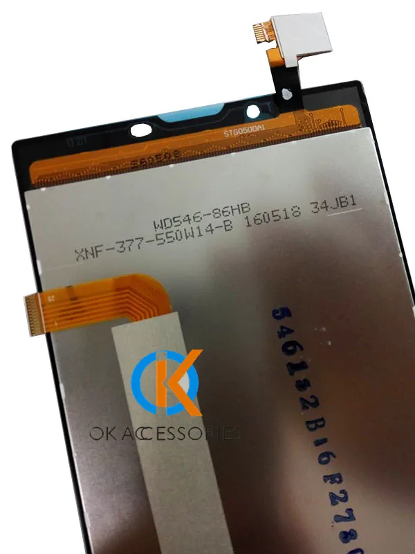 Для Archos 55 Platinum LCD дисплей + кодирующий преобразователь сенсорного экрана в сборе