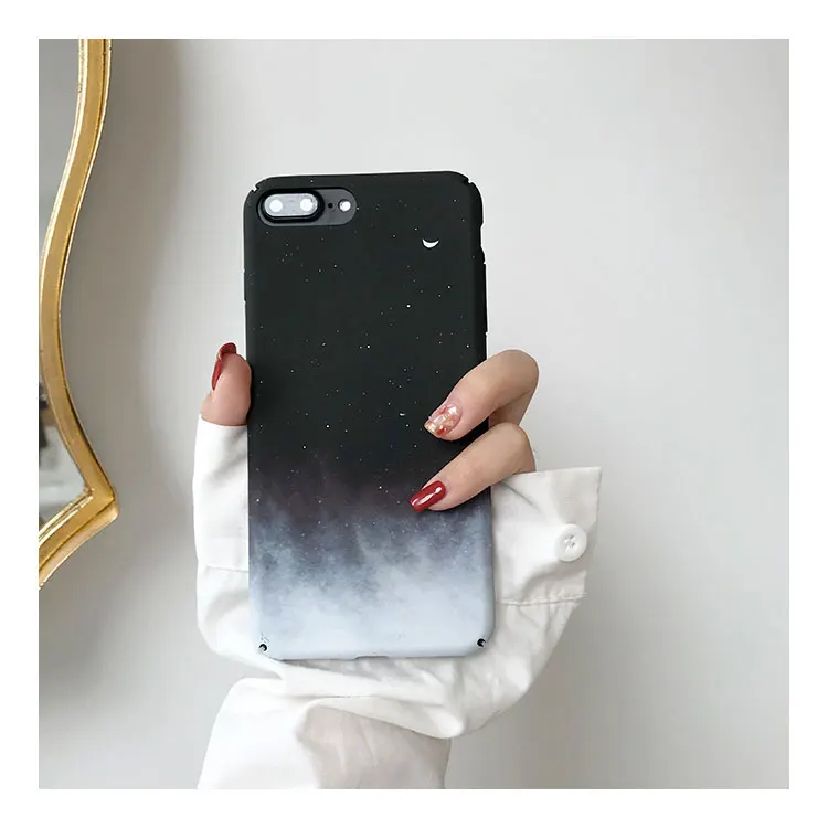 Black White Starry Sky Patterned Phone Case For Huawei Nova 2i 3 3e 3i 4 P10 Plus P20 Lite Pro Honor 9 10 v10 Hard Back Cover |