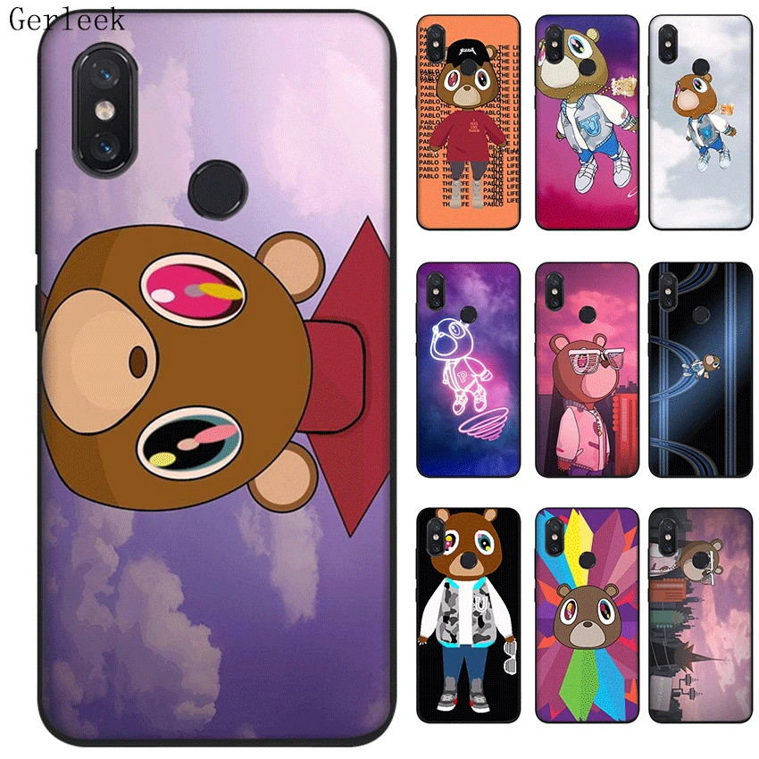 Черный силиконовый чехол из ТПУ для Xiaomi Redmi 4A 4X5 5A Plus 6A 6 Pro S2 Kanye West Graduation
