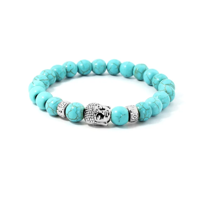 Очаровательные бусы Будды Браслеты из лавового камня браслеты для женщин и