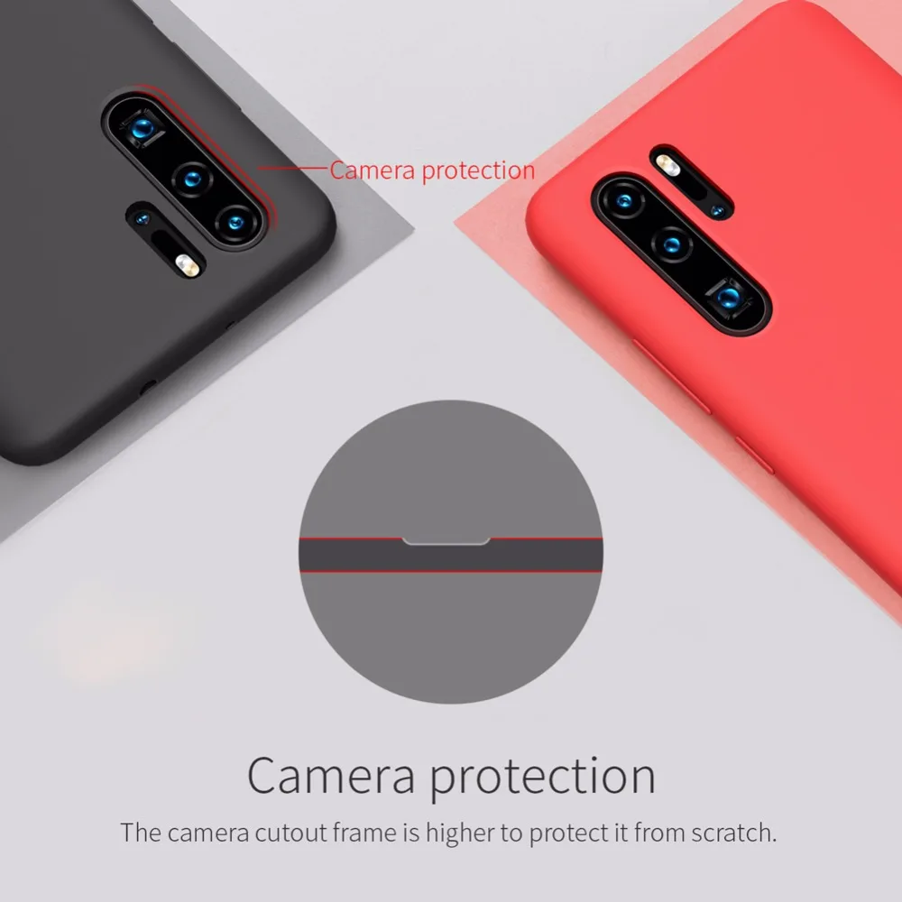 P30 Pro Чехол для huawei P30 Pro чехол Nillkin Flex чистый роскошные жидкий силикон мягкий чехол для задней крышки для huawei P30 Pro Чехол для телефона