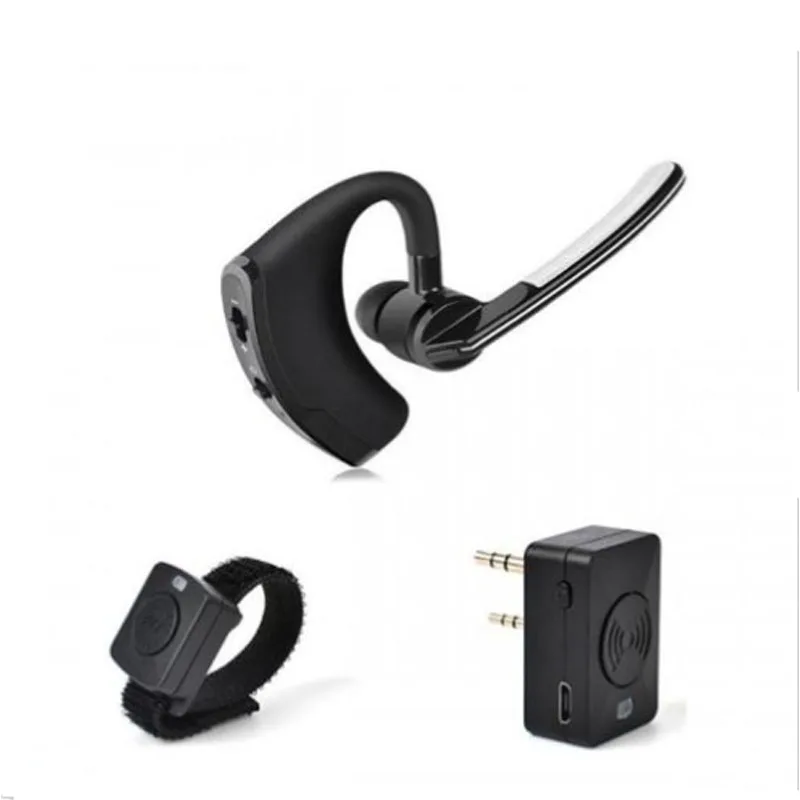 Громкой связи Bluetooth гарнитура PTT Mic Динамик наушник Беспроводной в уши для ушей