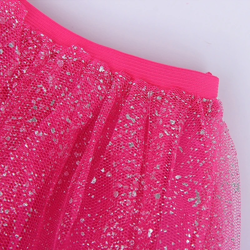 Юбки-пачки для маленьких девочек детский Рождественский костюм из 2 слоев фатина