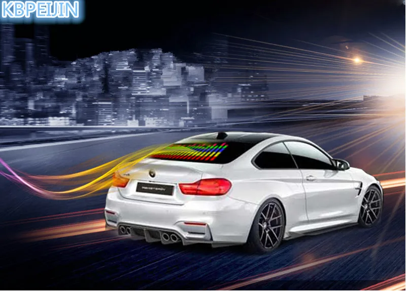 Автомобильный Стайлинг неоновая подсветка светодиодный музыкальный ритм