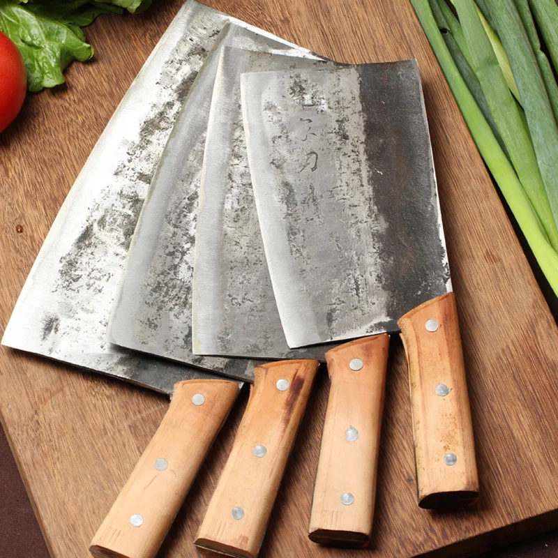 Chu Профессиональный кованый нож шеф повара в китайском стиле режущий ручной