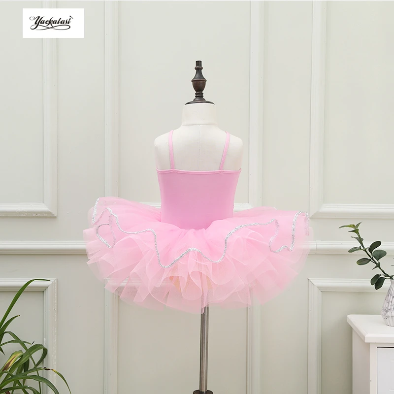 

Pink Ballet Tutu Dance Dress For Kids Girls Belly Dance Costume Ballerina Stage Performance Children Ballet Professional