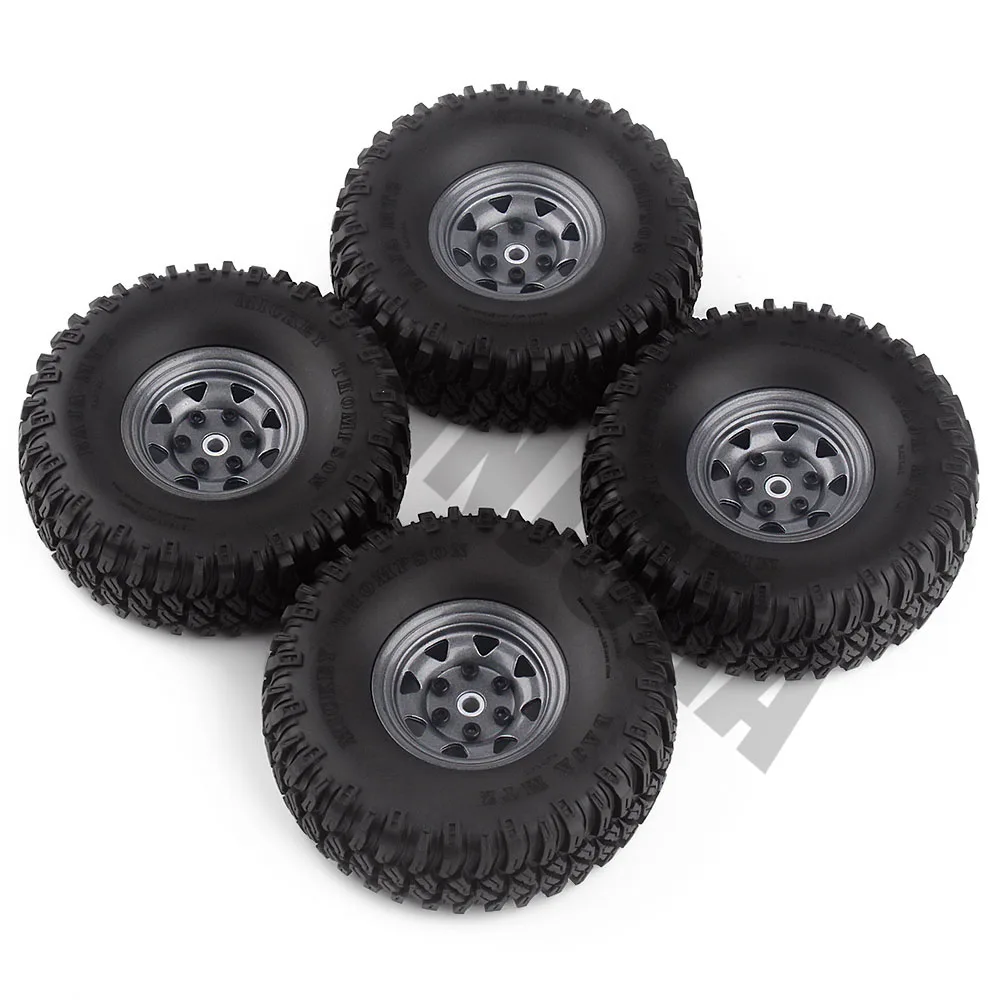 INJORA 1,55 колесные шины и 1,5" Beadlock металлический обод для RC Гусеничный автомобиль D90 TF2 Tamiya CC01 LC70 MST JIMNY AX90069
