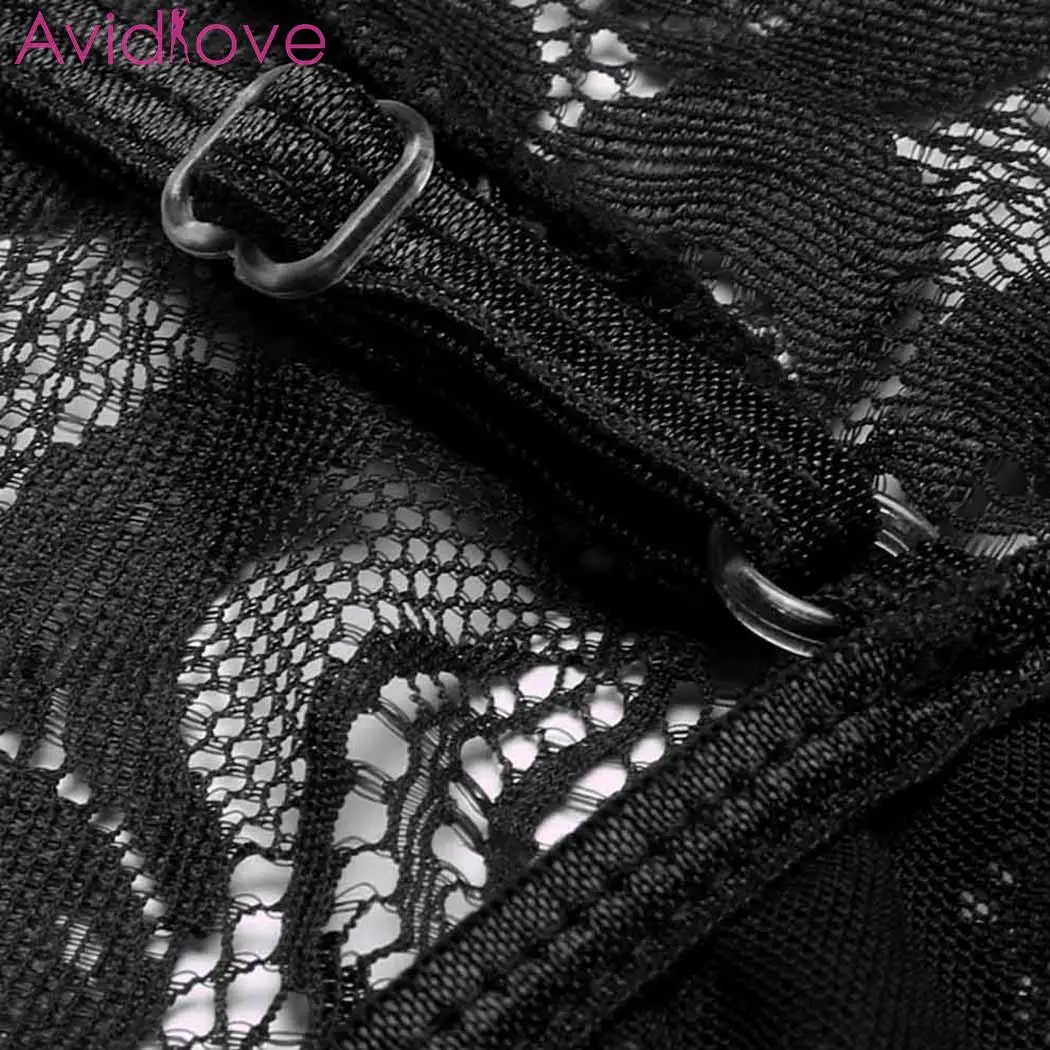 Женские эротические костюмы сексуальное Сетчатое женское белье Babydoll открытая передняя Цветочная кружевная Лоскутная ночная рубашка с стрингами экзотическое ночное белье Cos