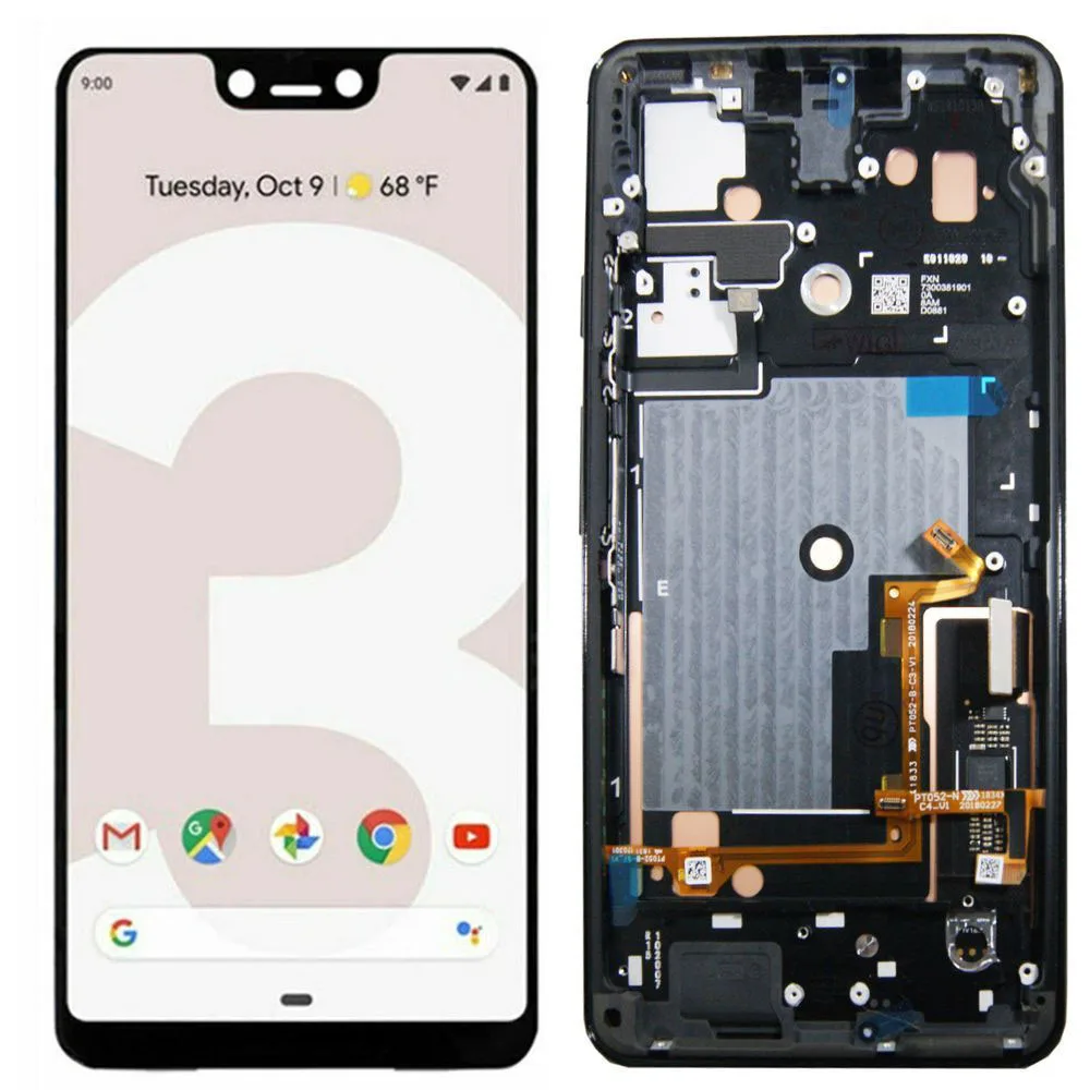 ЖК дисплей с цифровым преобразователем в сборе для Google Pixel 5 0 XL PIXEL 3 XL|Экраны