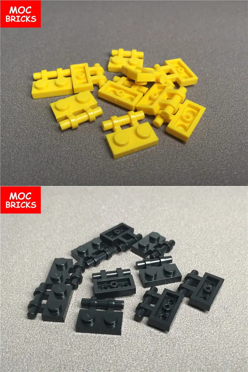 20 шт./партия кубики MOC Plate модифицированные 1x2 с ручкой на боковых концах подходят