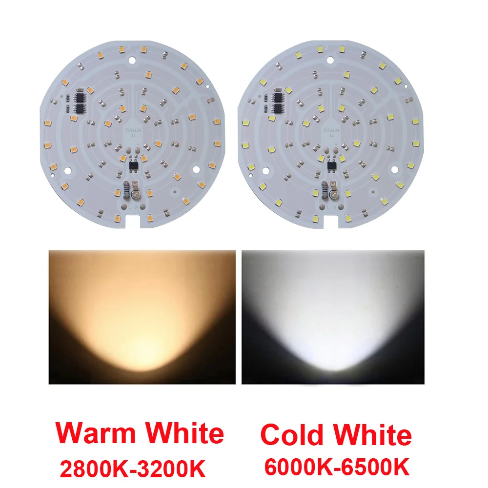 5 шт./лот LED SMD чип Ceilinglight AC220V вход с умным IC без драйвера 15 Вт 18 световые бусины для