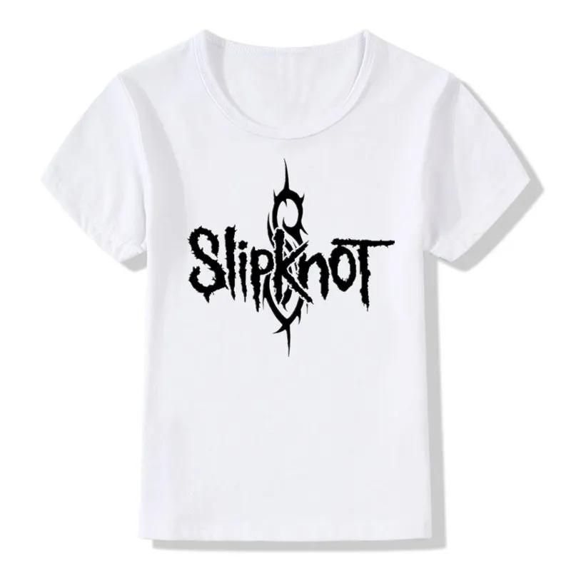 Модная футболка для маленьких мальчиков и девочек с принтом в стиле панк