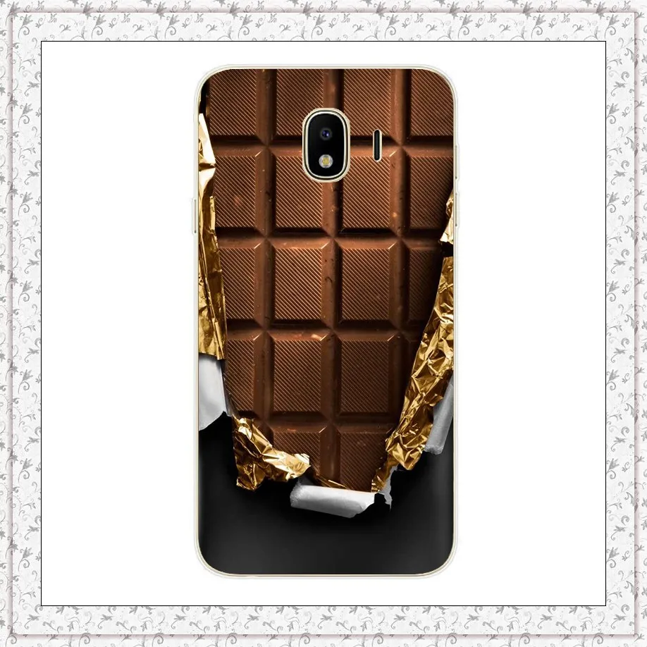 chocolite Для samsung Galaxy J4 Чехол Мягкий силиконовый чехол для телефона чехол s для Coque samsung J 4 Plus j 400 415 F Чехлы бамперы Capa - Цвет: chocolite