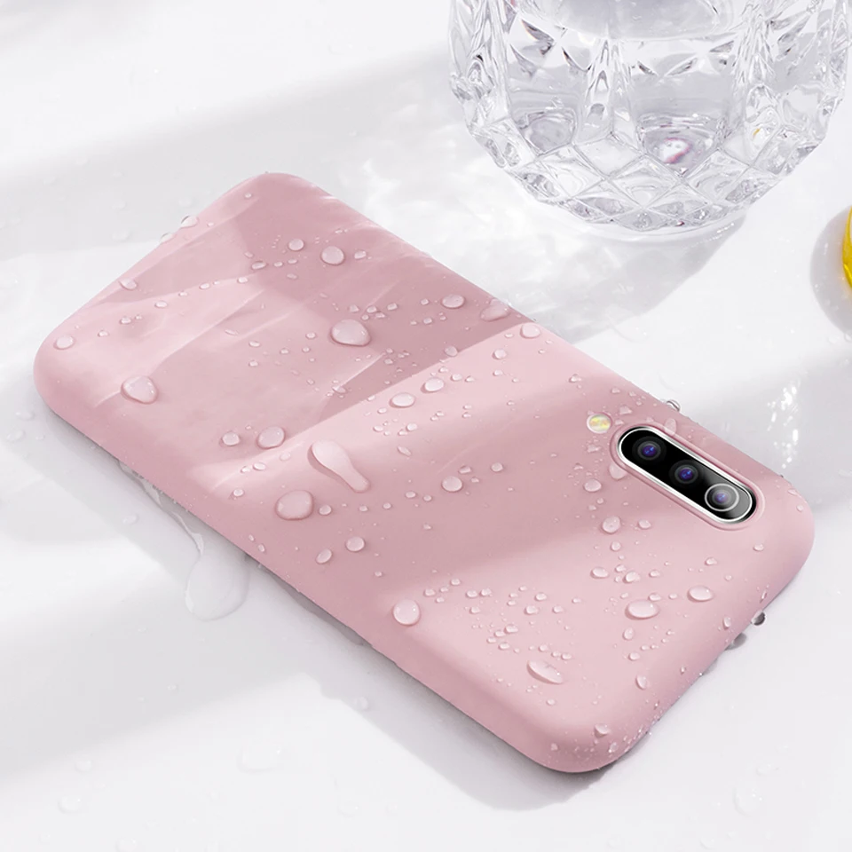 For XiaoMi RedMi Note 7 6 Pro 6A Cover Soft Back Touch TPU Rubber Official Brand Liquid Silicone Case A2 Lite |