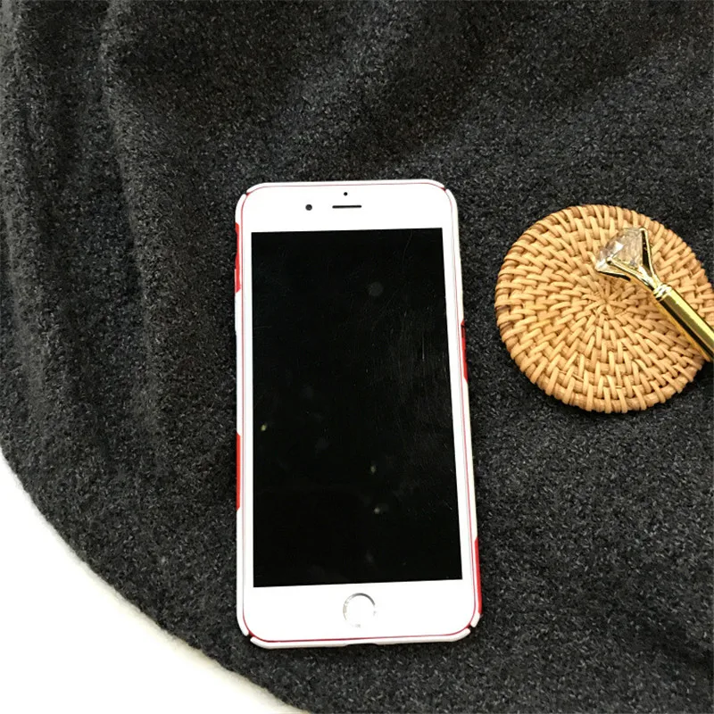 Жесткий чехол с собакой для iphone 8 8plus 7 Plus Чехлы Прозрачный телефона 6 s 6s X XS 10 Coque
