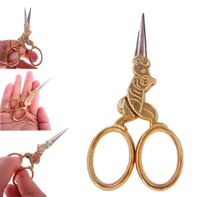 Thrum Fancywork рукоделие Мышь Крыса пряжа Scissor отделка иглы embroidary вырезать нитки платье