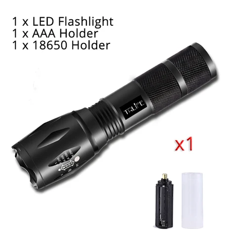 TRLIFE тактический фонарик E17 8000лм белый 1/3/5 шт