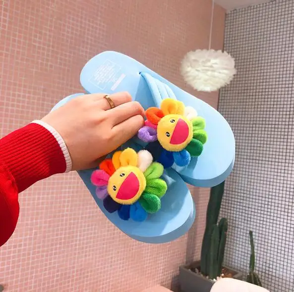 HAHAFLOWER новые оригинальные милые летние слиперы сандалии шлепанцы с свежими