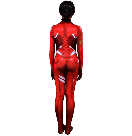 2019 костюмы darling in the frankxx 02 Zero Two Косплей Ограниченная серия облегающие Колготки 3D