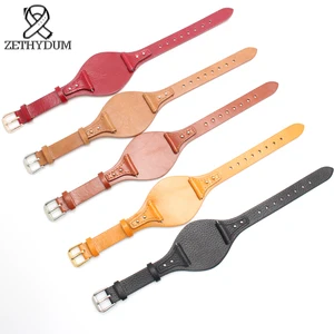натуральная кожа смотреть 18mm кожаная лента малых пояс женщин лямки браслет из группы с коврик для ископаемых часы женские