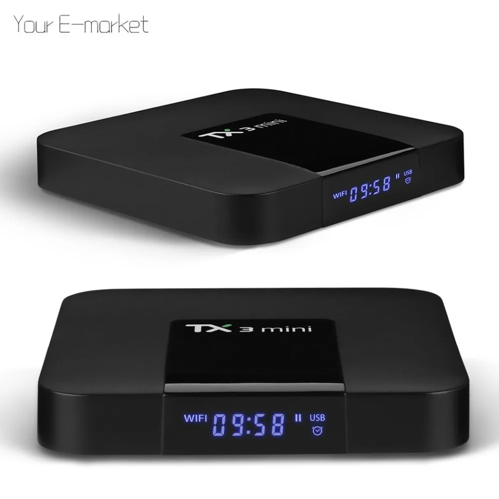 ТВ-приставка Tanix TX3 mini на Android 8 1 2 + 16 ГБ H.265 4K 4 ГГц Wi-Fi | Электроника