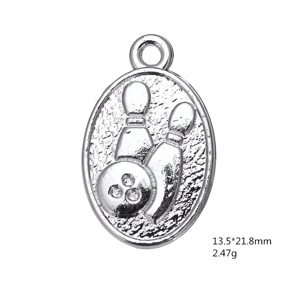 Шармы в виде шариков для боулинга 50 шт.|charm charm|bowling charmscharm 50pcs |