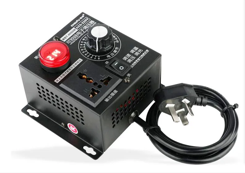 Высокоточный Регулируемый тиристорный Электронный регулятор напряжения 220 В