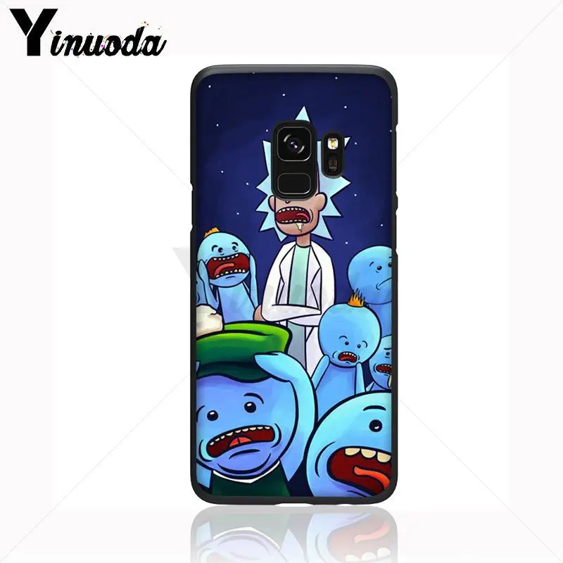 Yinuoda nimation Рик и Морти красочные милые аксессуары для телефона чехол samsung Galaxy s9 s8 plus