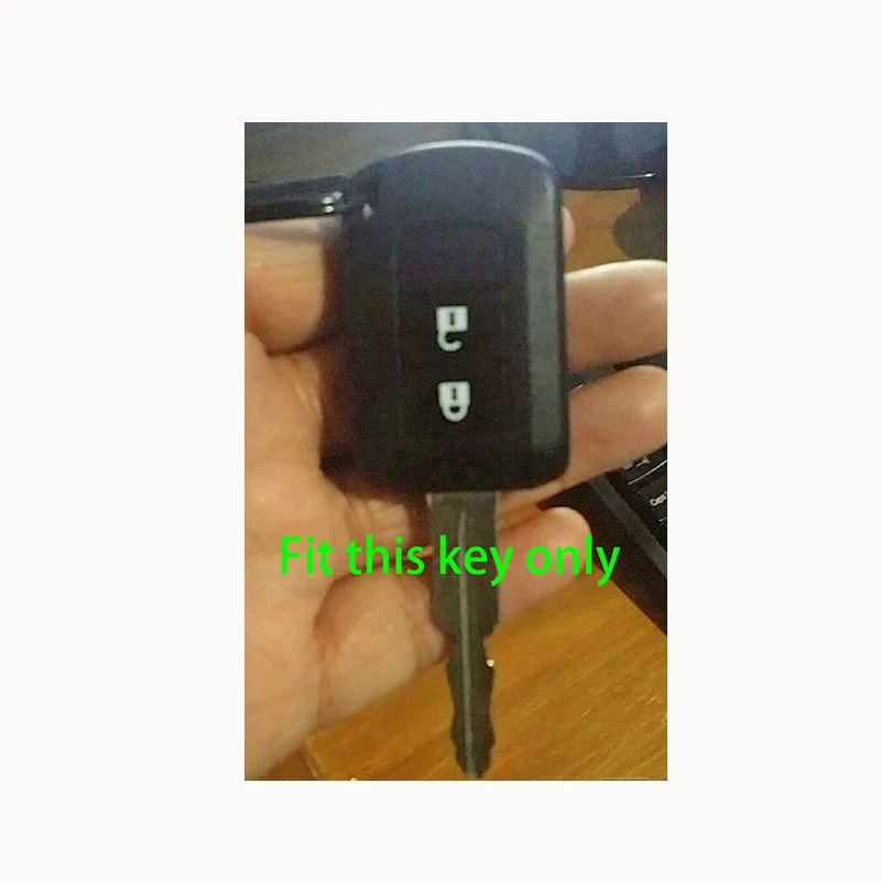 Силиконовый резиновый чехол для ключа ZAD с 2 кнопками Mitsubishi ASX Outlander Lancer EX Galant Pajero