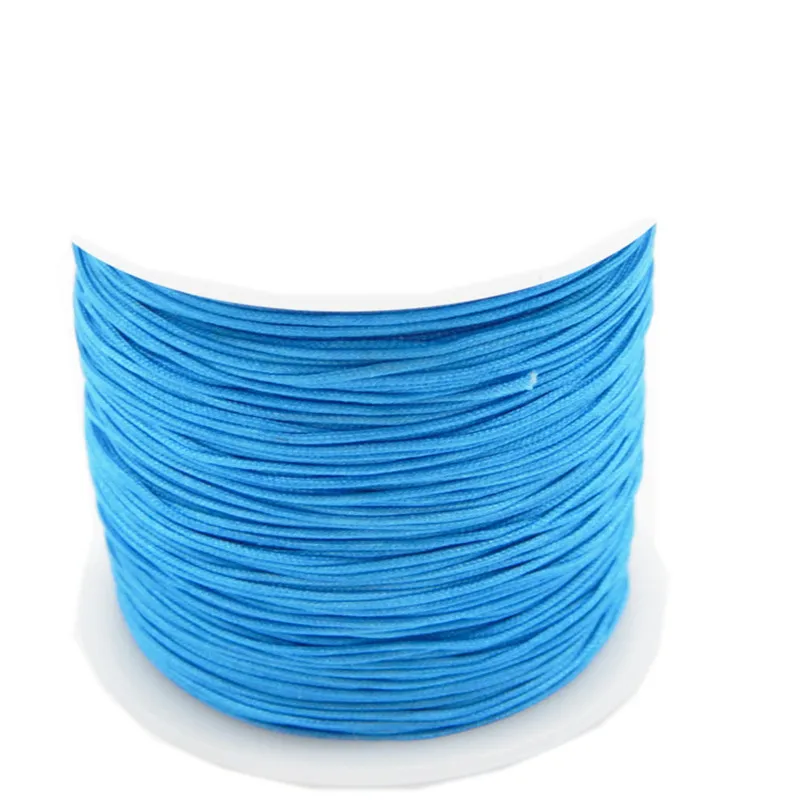 BASEHOME 1roll 0.8mm Fine Line Weaving Frabic Cord Thread For DIY Necklaces Bracelets Making Jewelry Findings | Украшения и