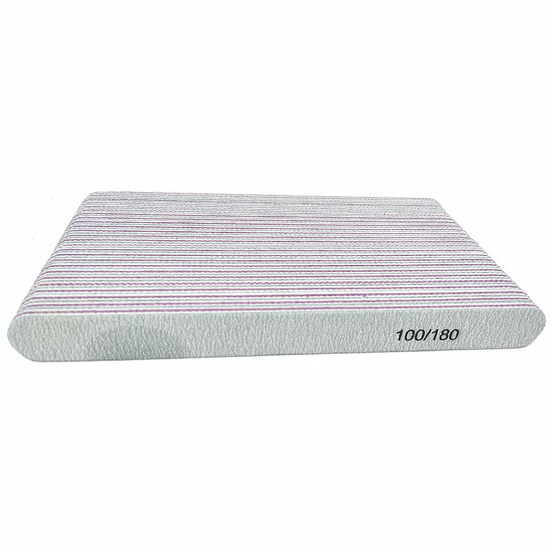 50pcs Nail File Manicure Pedicure Buffer UV Sanding Art Tips Tools Ongles Materiel Lima Unghie 100/180 Slim Strip Supplies | Красота и